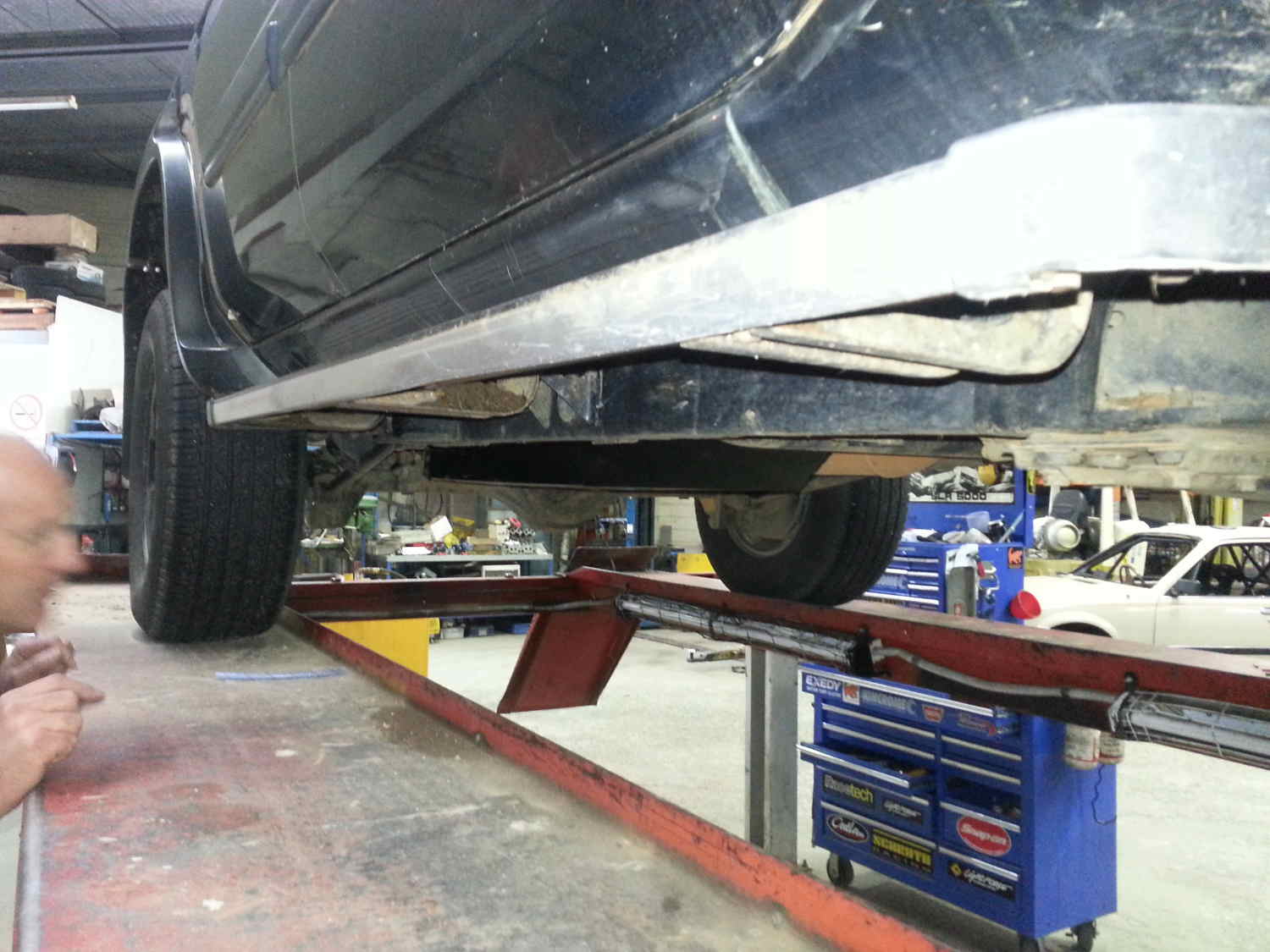 Nissan patrol underbody protection