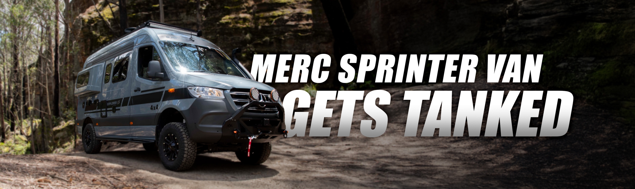 Brown Davis Merc Sprinter Van Page Banner