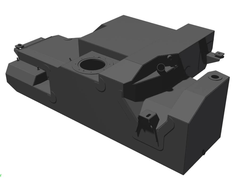 TOYOTA HILUX - 2015-PRESENT - ALL 4WD MODELS INCLUDING 48V - STEEL REPLACEMENT FUEL TANK