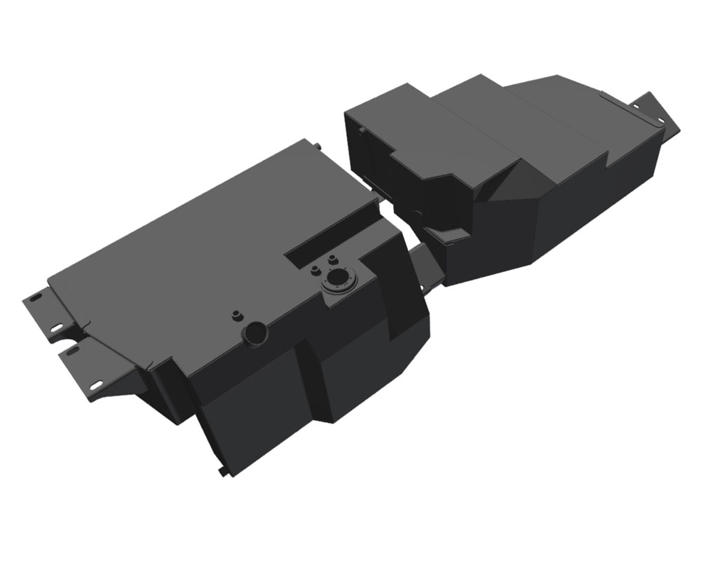 TOYOTA LANDCRUISER - 79 SERIES DUAL CAB (2012-PRESENT) - TRANSFER SYSTEM -SUIT PETROL AND DIESEL - FITS 2024 V8 - DOES NOT FIT 2.8LT - TRANSFER AUXILIARY FUEL TANK