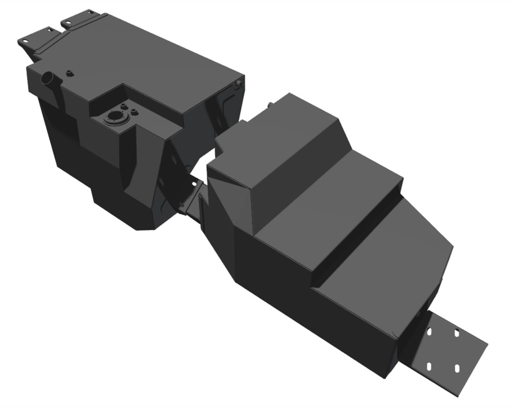 TOYOTA LANDCRUISER - 79 SERIES DUAL CAB (2012-PRESENT) - INDEPENDENT SYSTEM -DIESEL ONLY- FITS 2024 V8 - DOES NOT FIT 2.8LT - INDEPENDENT FEED AUXILIARY FUEL TANK