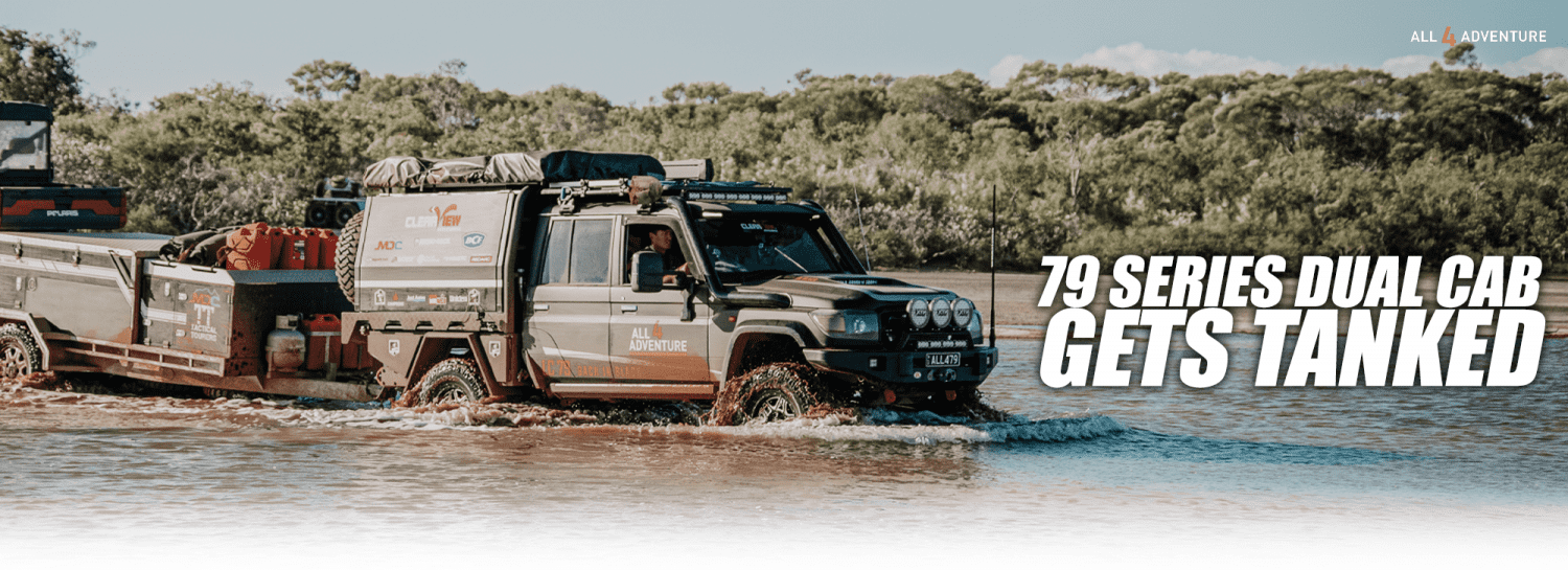 Toyota Landcruiser 79 Series Dual Cab Auxiliary Long Range Fuel Tanks