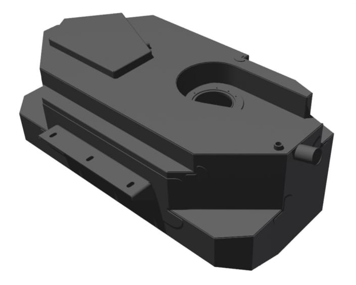 Nissan GU Patrol 80lt Sub Tank Replacement Long Range Fuel Tank Brown Davis Long Range Fuel