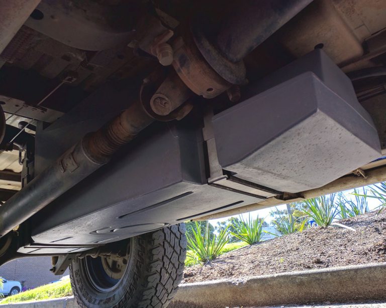 Ford Ranger PX Poly Replacement Long Range Fuel Tank Brown Davis Long Range Fuel Tanks