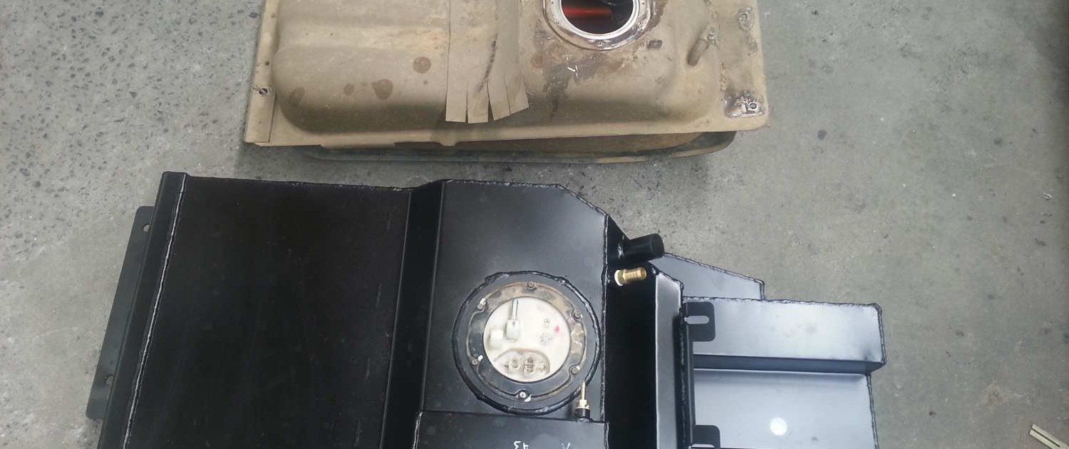 Nissan Patrol 80 Litre Auxiliary Long Range Tank Brown Davis Long Range Fuel Tanks, Underbody