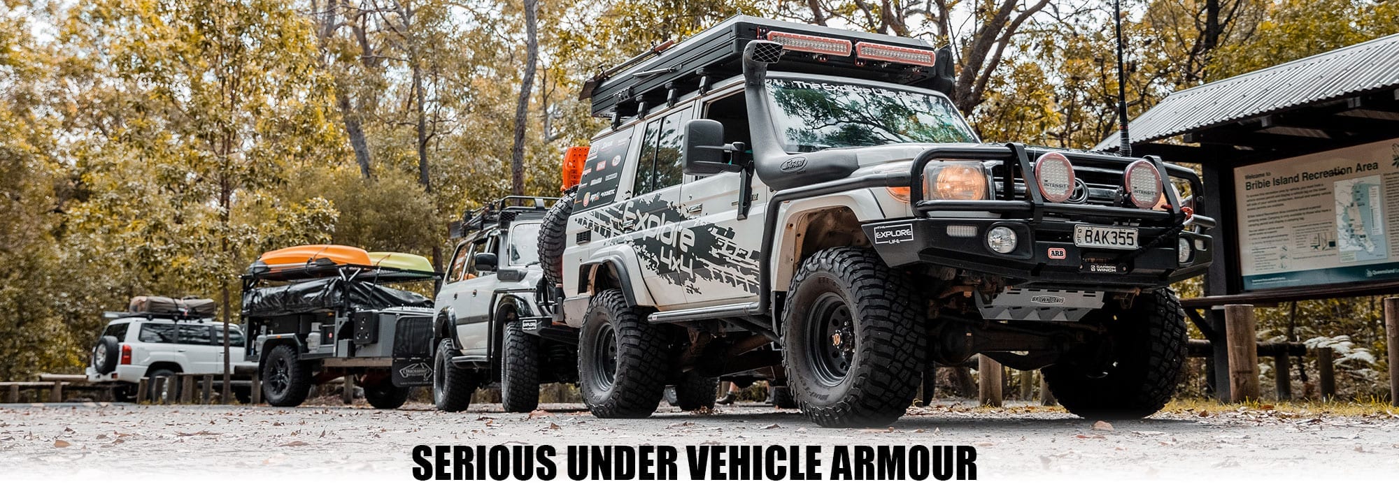 Brown Davis Long Range Fuel Tanks, Underbody Protection, Roll Cages